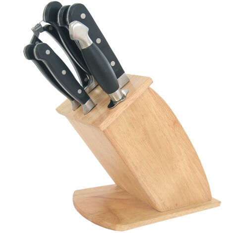 Juego de cuchillos, juego completo de 8 piezas en bloque con soporte MAESTRO MR-1423