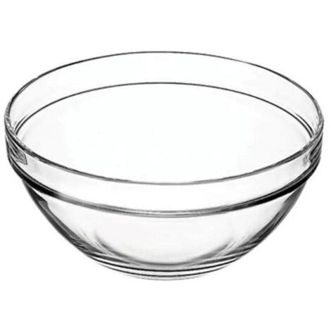Juego de cuencos de cristal Set 100% Vaso para beber Transparente