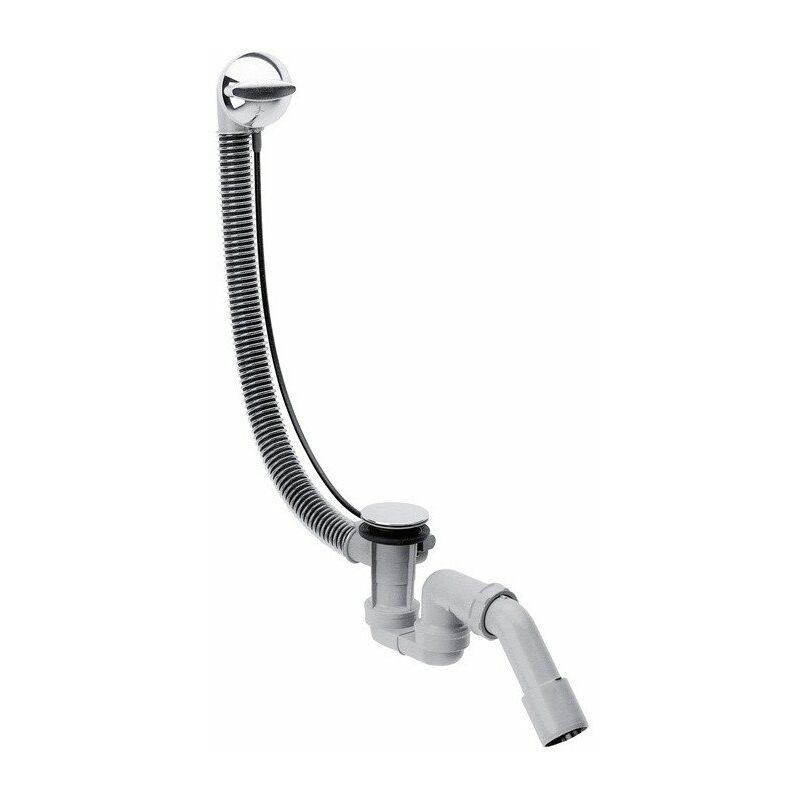 

Hansgrohe - Juego de desagüe / rebosadero HG AXOR FLEXAPLUS con grifería para bañeras normales, cromado