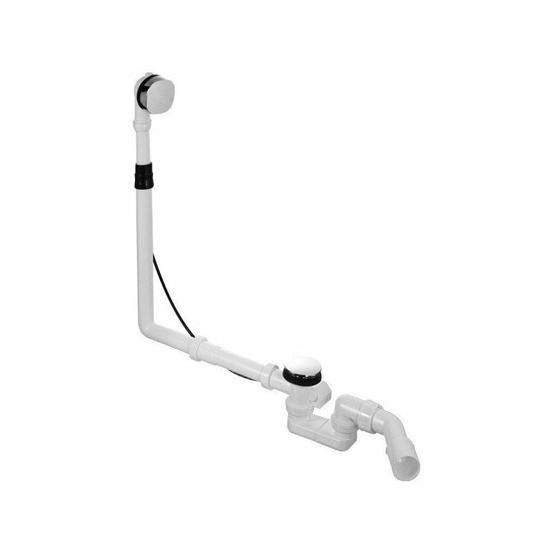 

Duravit - Juego de desagüe / rebosadero para sifón cromado QUADROVAL