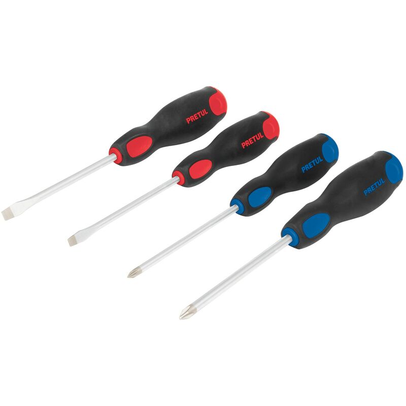 

Pretul - Juego de destornilladores, 4 pzs, c-grip