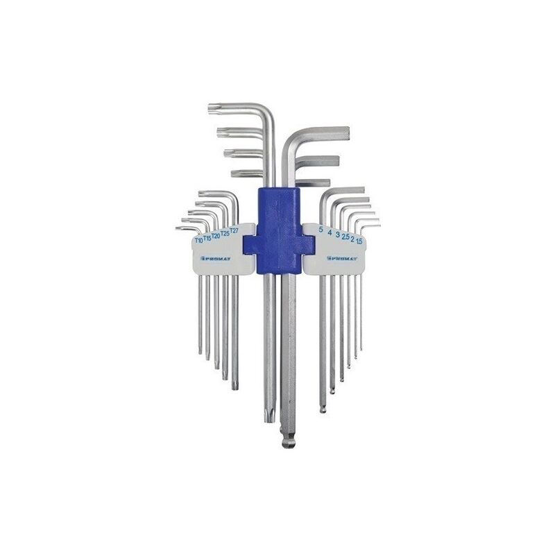 

Juego De Llaves Acodadas Universal 18 Uds. Contenedor De Pl