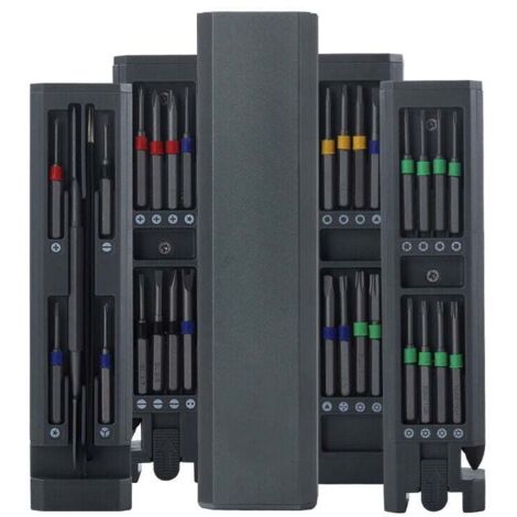 Juego de destornilladores de precisión 31 en 1, pequeño juego de destornilladores magnéticos para portátiles, gafas, relojes y MacBook.