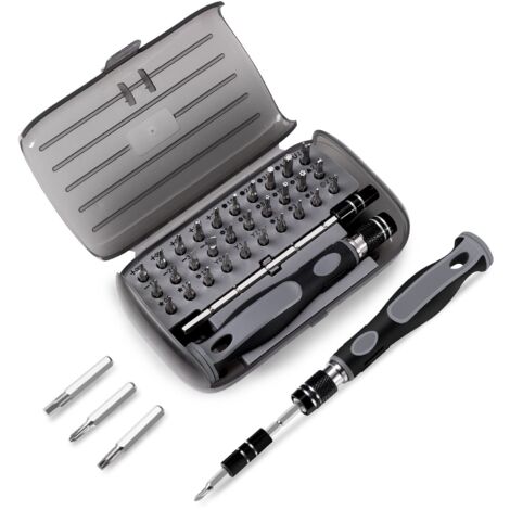 Juego de destornilladores de precisión 32 en 1 - Mini juego de destornilladores magnéticos para kit de reparación electrónica DIY, herramienta informática para PC, MacBook, iPhone, gafas, reloj, smart