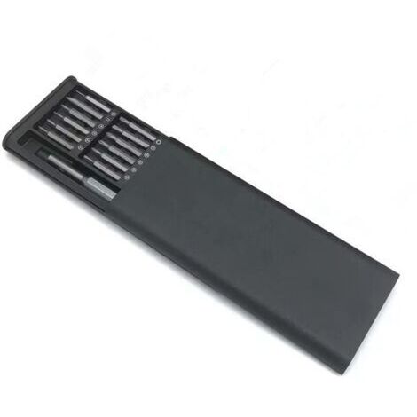 Juego de destornilladores de precisión, kit de destornilladores de precisión 25 en 1 con 24 puntas magnéticas S2, incluyendo Torx T2/T3/T4/T5H/T6H/T8H/T10H/T15H, para PS4, Switch, PC, gafas y portátil