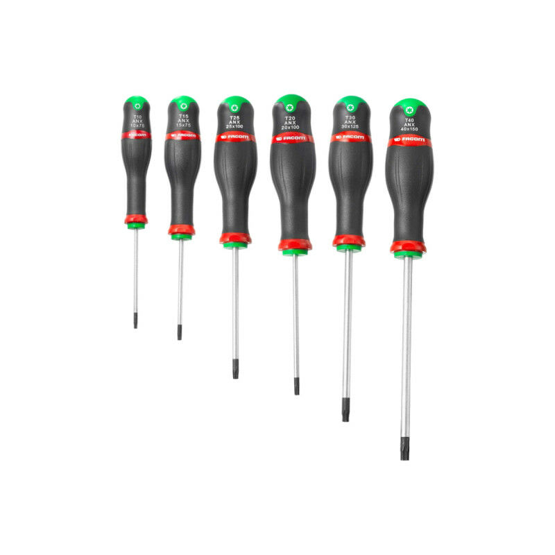 

Juego de destornilladores ProTwist - Torx - 6 piezas - ATX.J6 - Facom