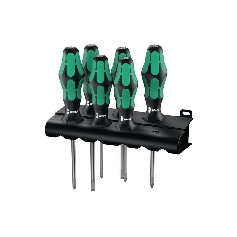 

Juego de destornillador con asa Kraftform-Plus, plana/PH/PZ, 6 unidades