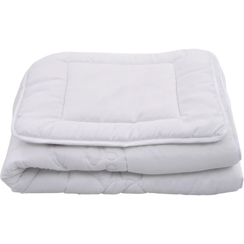 

Juego de edredon infantil 3 piezas blanco 100x135 cm/40x60 cm