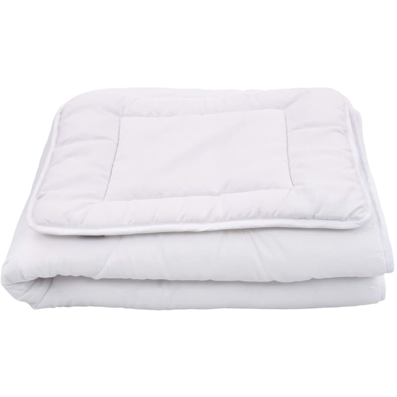 

Juego de edredon infantil 3 piezas blanco 100x135 cm/40x60 cm