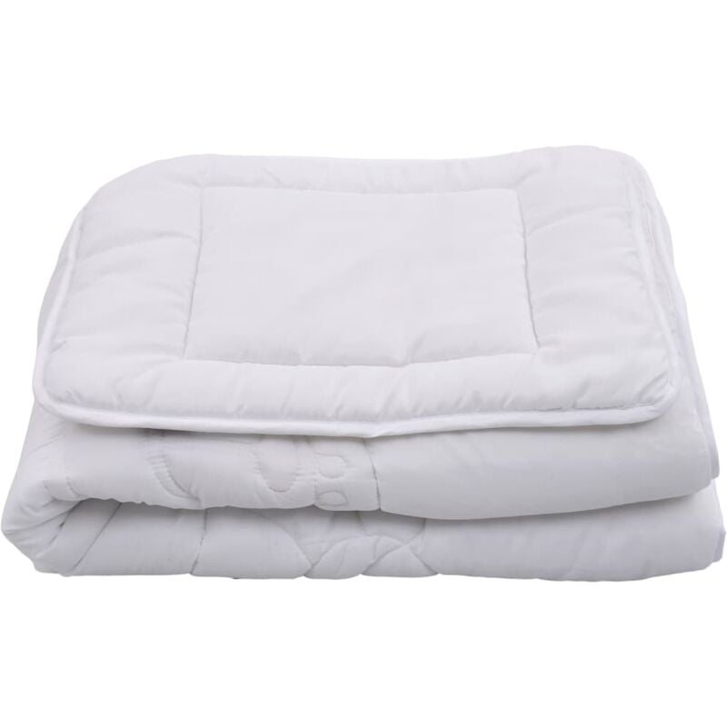

Juego de Edredón Infantil 3 Piezas Blanco 100x135 cm - Blanco - Vidaxl