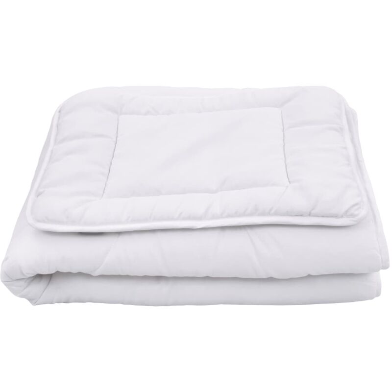 

Juego de Edredón Infantil 3 Piezas Blanco 100x135 cm - Blanco - Vidaxl