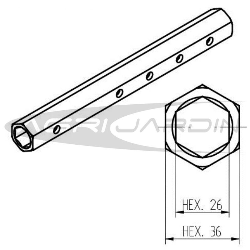 

Ribas - JUEGO DE EJES DESPLAZABLES MOTOCULTOR HONDA F720