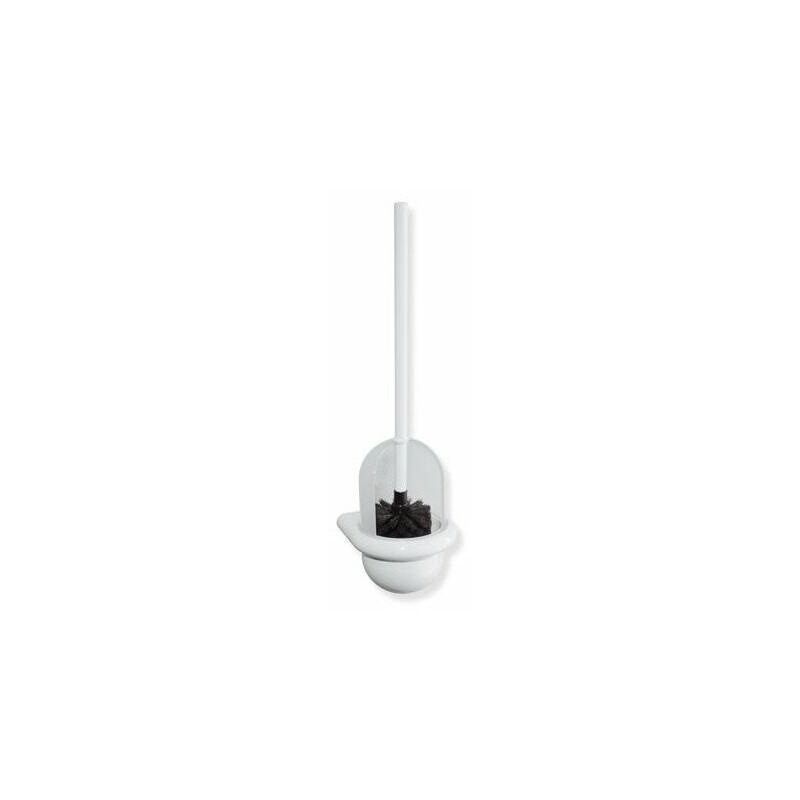 

Juego de escobillas de baño SERIE 477 transp. plástico mate blanco gris claro - Hewi