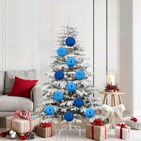 Juego de Esferas de Navidad 9 pcs Azul