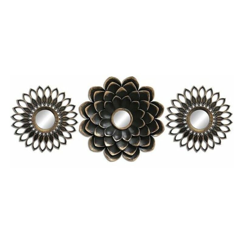 

Juego de Espejos (3 pcs) Negro (35 x 35 cm) (3 Piezas)