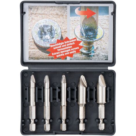 Juego de extractores de tornillos 0 - 3 5 piezas