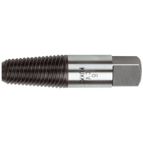 Juego de extractores de tornillos 49-C M3-M45 8 piezas, tamaño nominal 1.2.3.4.5.6.7.8 KUKKO