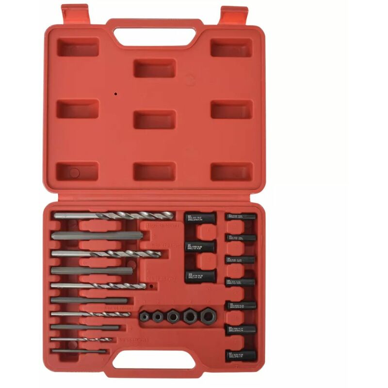 

Juego de extractores de tornillos de 25 piezas de acero