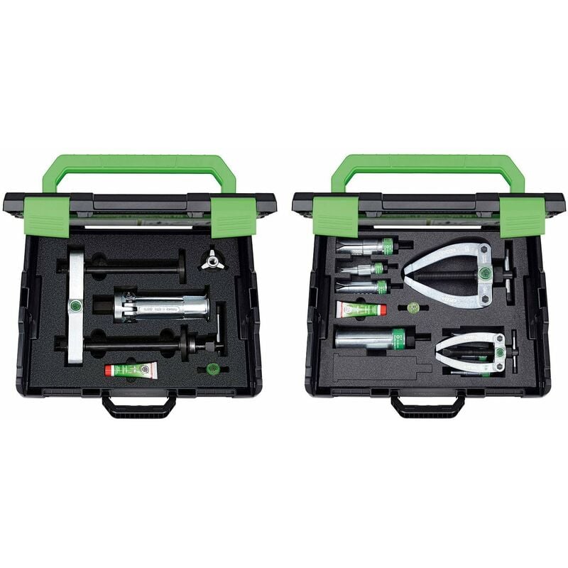 

25-C - JUEGOS UNIVERSALES EXTRACTOR DE RODAMIENTOS DE 11 PIEZAS (12-110 MM) - Kukko