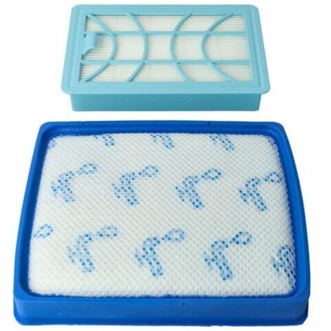 Juego de filtros compatible con Philips PowerPro Expert FC9728/01, FC9728/81, FC9729/09, FC9730, FC9731, FC9732 - 2 filtros de repuesto