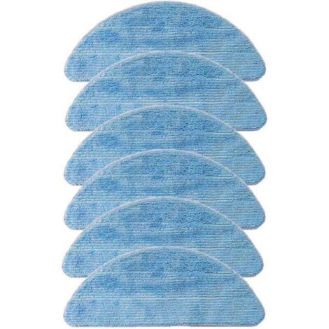 Juego de filtros de repuesto de 6 piezas, XU, compatible con aspiradoras robot Proscenic 800T y 820S, producto de alta calidad, duradero y fiable, fabricado con materiales seleccionados, conforme a la