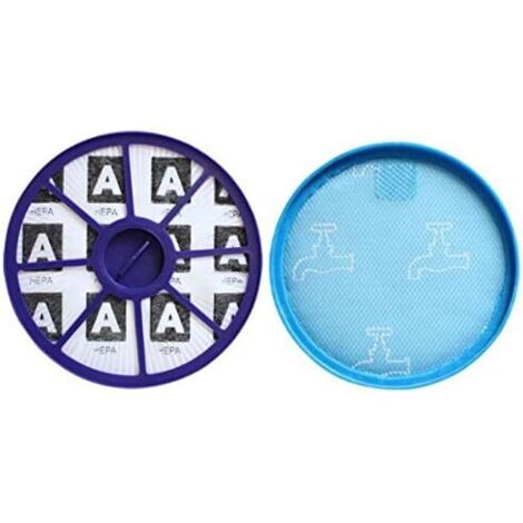Juego de filtros HEPA para la parte delantera y trasera de las aspiradoras Dyson DC19, DC20, DC21, DC29: filtro superior e inferior del motor pieza de repuesto para aspiradoras.