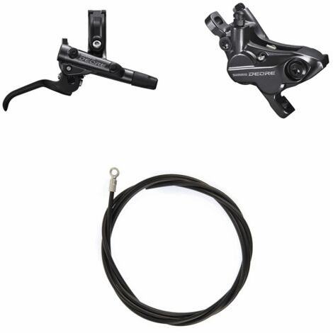 Juego de frenos de disco traseros de resina Shimano Deore BR M6100