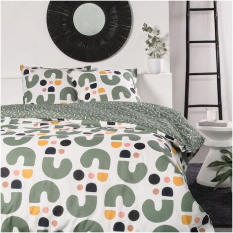 Juego de funda nórdica TODAY Verde 220 x 240 cm 3 Piezas