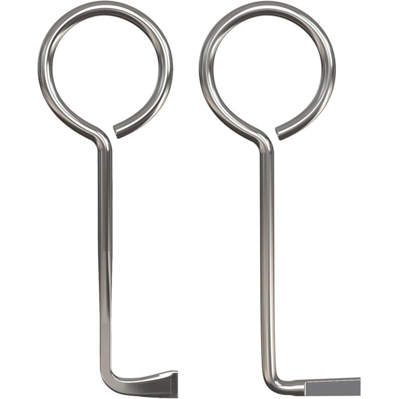 Juego de ganzúas profesional de 2 piezas, llave de barba universal, abre casi cualquier puerta, llave universal para puertas de habitaciones, llave