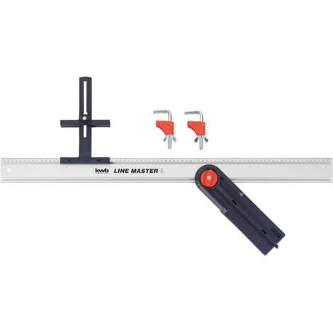 Juego de guías de precisión para trabajos en madera Line Master  KWB 49784008