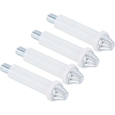 Juego de herrajes para puertas plegables KZQ de 4 piezas - Kit de reparación para puertas corredizas y plegables - Plateado