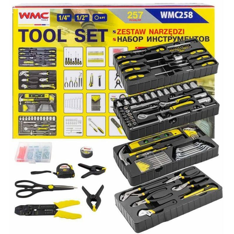 Juego de herramientas 257 piezas
