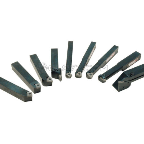 Juego de herramientas de 9 piezas para torno de metal HOLZMANN 9tlg12