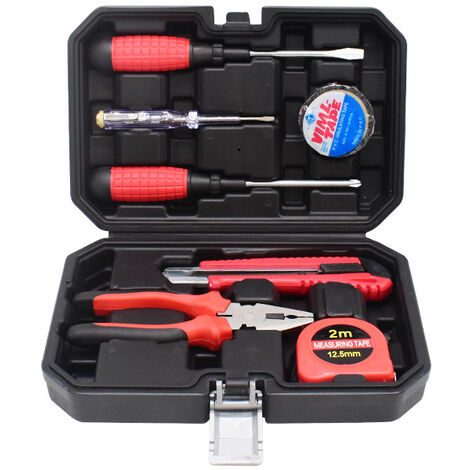 Juego de herramientas de ferretería para el hogar de 7 piezas Juego de herramientas de destornillador manual Juego de herramientas de mantenimiento del hogar