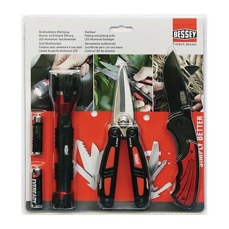 

Juego de herramientas multifunción DBST, longitud cerrada 100 mm, longitud de corte b 55 mm BESSEY