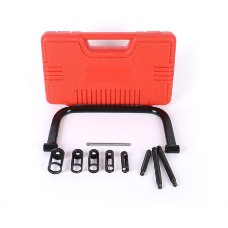 Juego de herramientas para compresor de resortes de válvulas de motor de automóvil, kit de instalación y extracción para motocicletas, furgonetas y bicicletas.