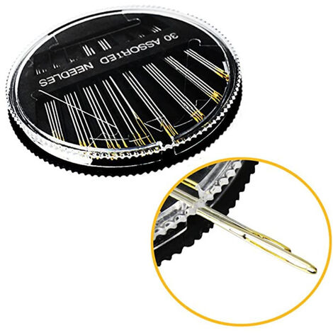 Juego de hilos de coser LangRay de 30 piezas Agujas de coser Agujas de mano surtidas
