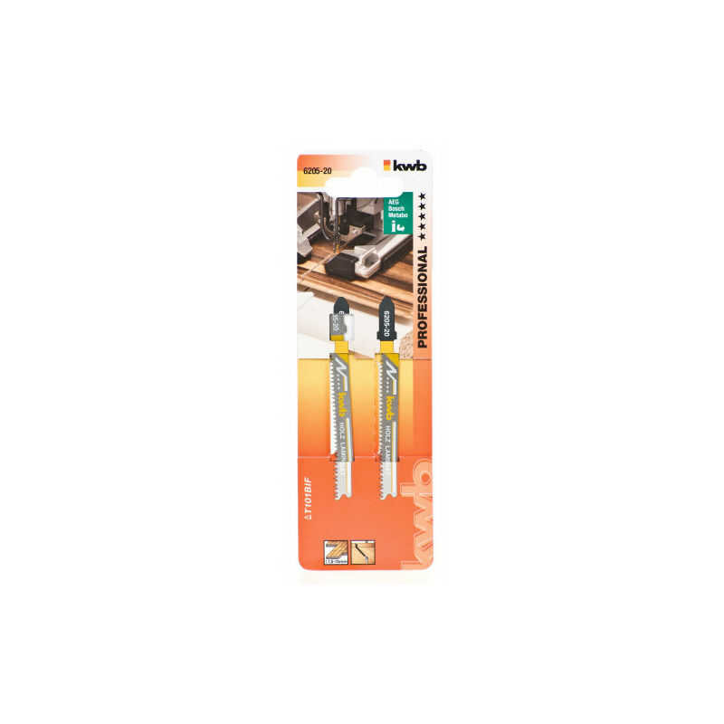 

Kwb - Juego De Hojas De Calar, Para Madera, 2 Pzs.