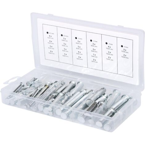 Juego de imperdibles KS TOOLS - 60 piezas - 970.0210