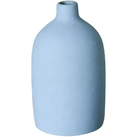 Juego de jarrones de cerámica Fortnite de Aila para decoración de casas de campo modernas: elegante juego de 5 jarrones multicolores de cerámica esmerilada (azul claro, amarillo, rosa, azul oscuro, va