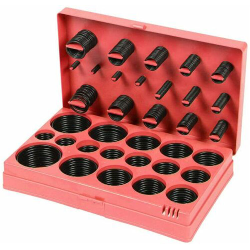 

Juego de juntas toricas metricas de surtido universal de 419 piezas, con caja de almacenamiento