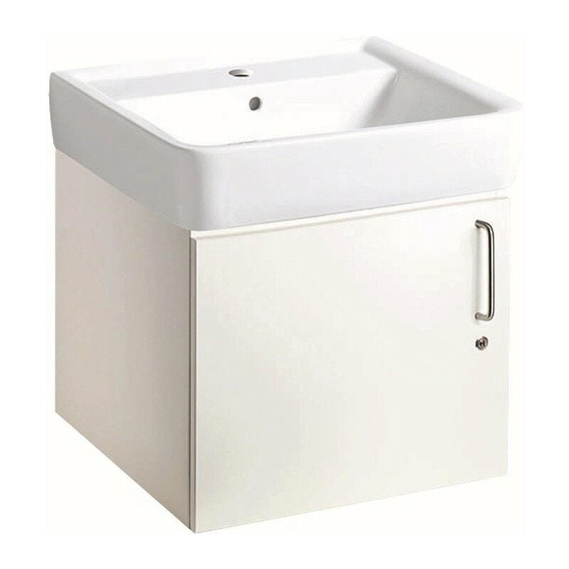 

Geberit - Juego de lavabo para niños / colegios con mueble bajo WT con cerradura blanco