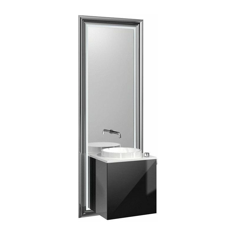 

Emco - Juego de lavabo TOUCH CLASSIC 45cm Fr sw tirador recto estructura cromada