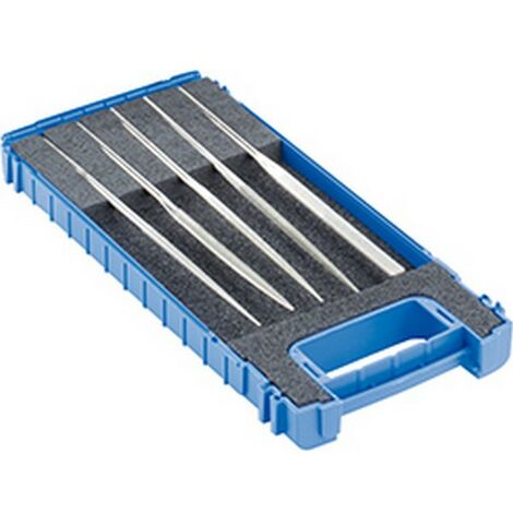 Juego de limas diamanteadas Habilis, 5 elementos, Largo : 215 mm