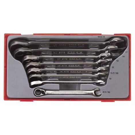 Juego de llaves combi carraca articulada  Tengtools TT6508RAF