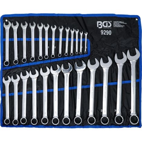 BGS TECHNIC Juego de llaves combinadas 6 - 32 mm 25 piezas