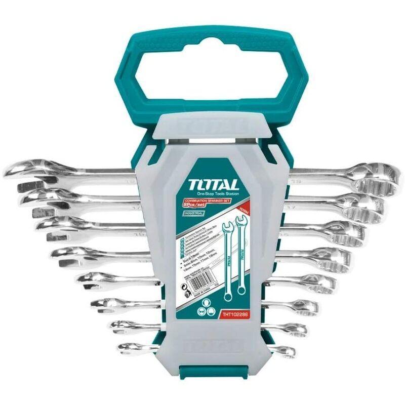 

Juego de llaves combinadas 8 piezas Total Tools THT102286-I