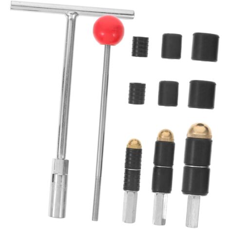 Juego de llaves de pasador para reparación de fontanería, para tapones de agua caliente, ligeras y compactas para fontaneros.
