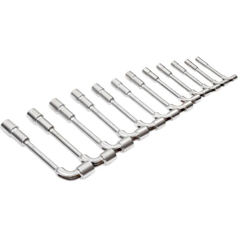 Juego de llaves de pipa de doble boca profesional 8 a 21mm, 14 piezas