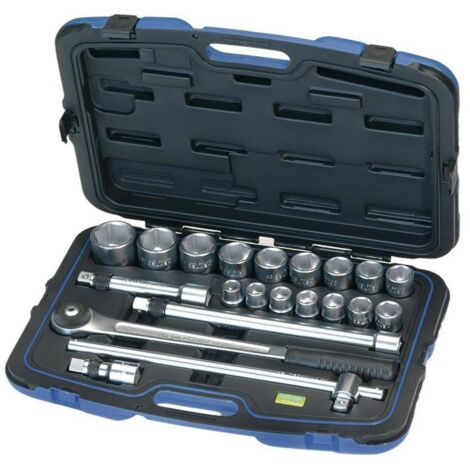 Juego de llaves de tubo 50810131080 21 uds. 3/4 pulgadas SW 19-50mm Z.72 HEYTEC